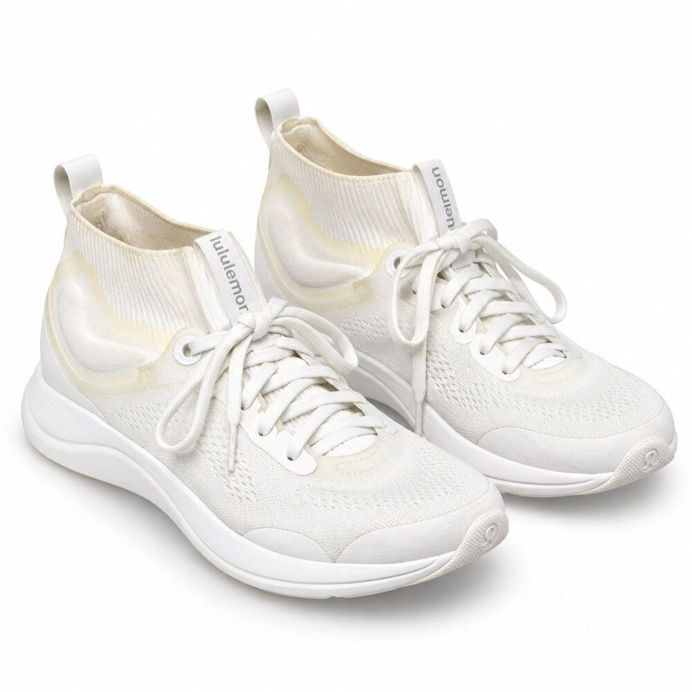 Lululemon Women Chargefeel Mid Workout Shoes Sneakers White Sz 6